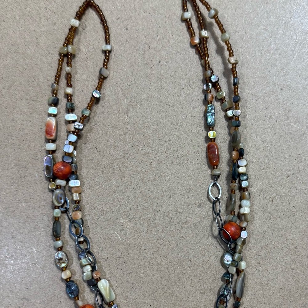 Silpada Elegant Multi-Strand Beaded Necklace